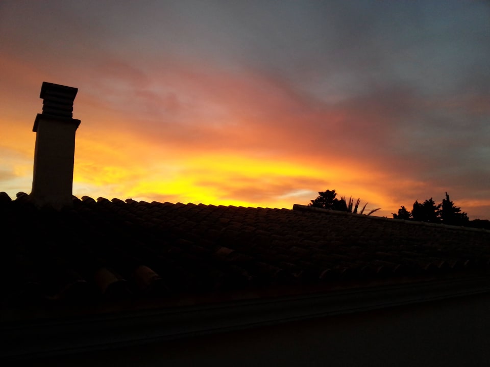 Sonnenuntergang von Balkon Lago Garden