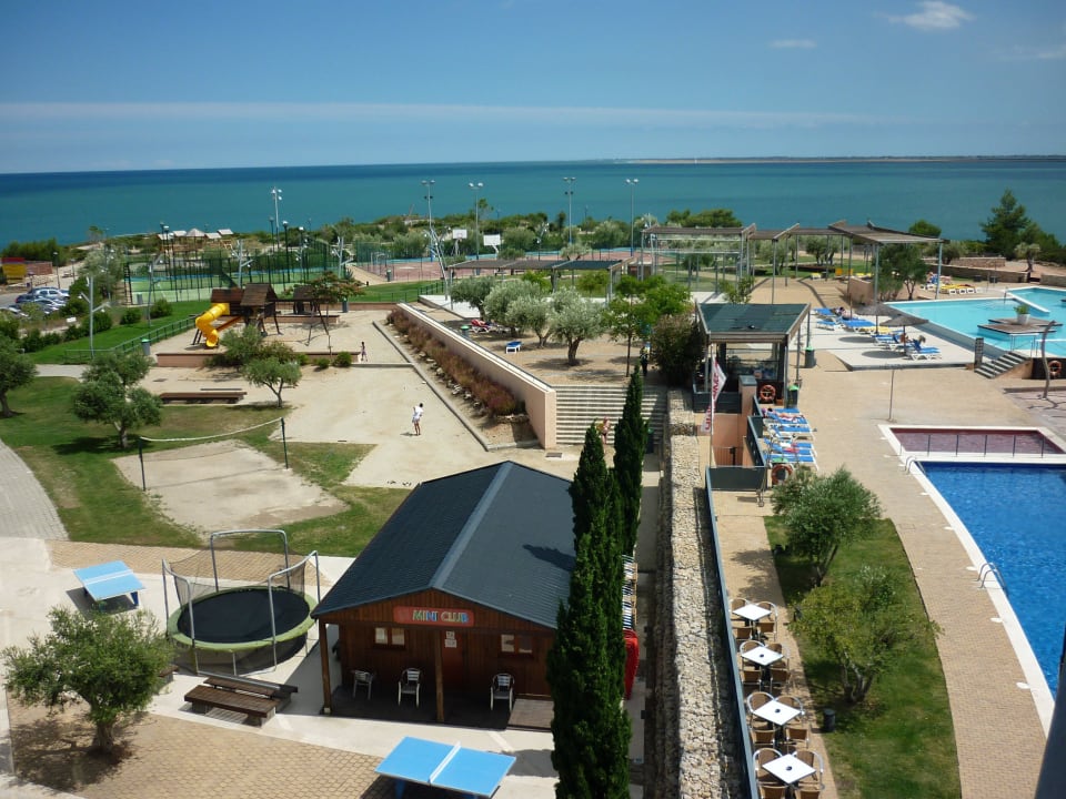 Blick vom Balkon Ohtels Les Oliveres