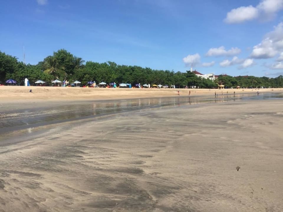 Strand wenn Ebbe ist Hard Rock Hotel Bali