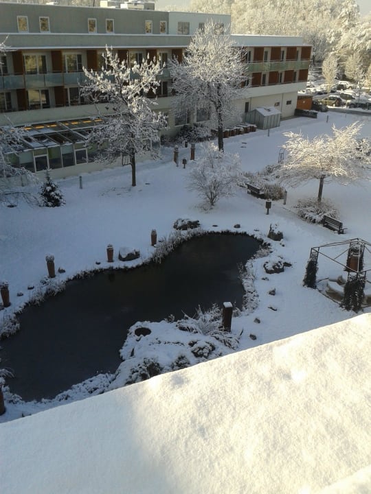 Ausblick vom 3. Stock Thermalhotel Fontana