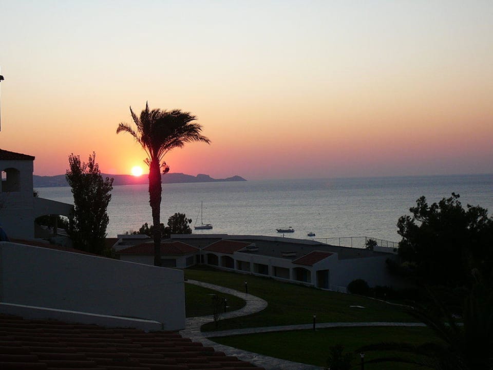 Sonnenaufgang vom Balkon Rodos Princess Beach Hotel & Spa
