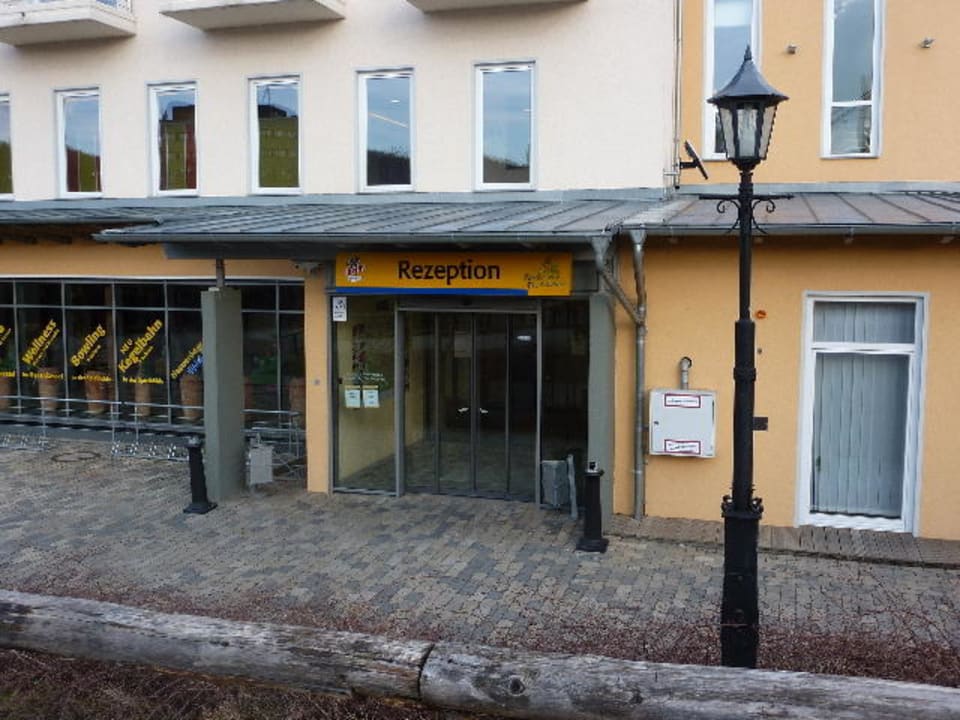 Eingang Rezeption Hasseröder Ferienpark