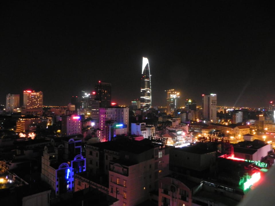 Blick vom Dach Hotel Golden Central Saigon