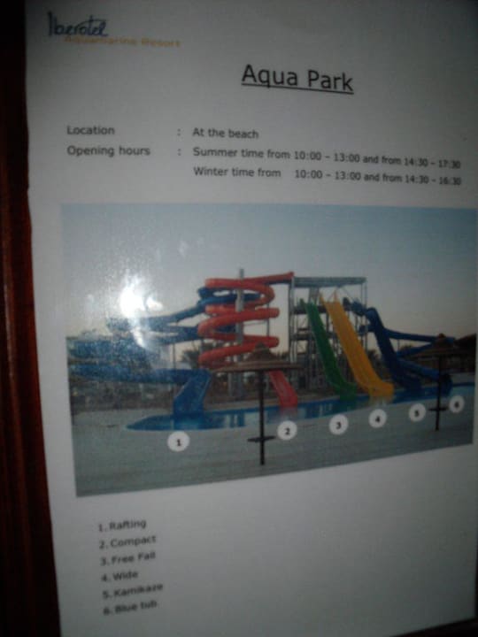 Opis zjeżdżalni JAZ Aquamarine Resort