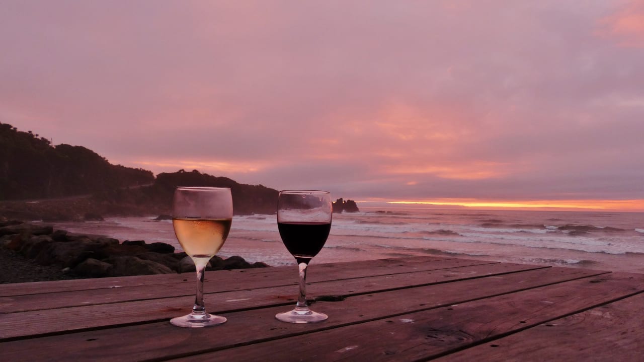Ausblick Punakaiki Beachfront Motels