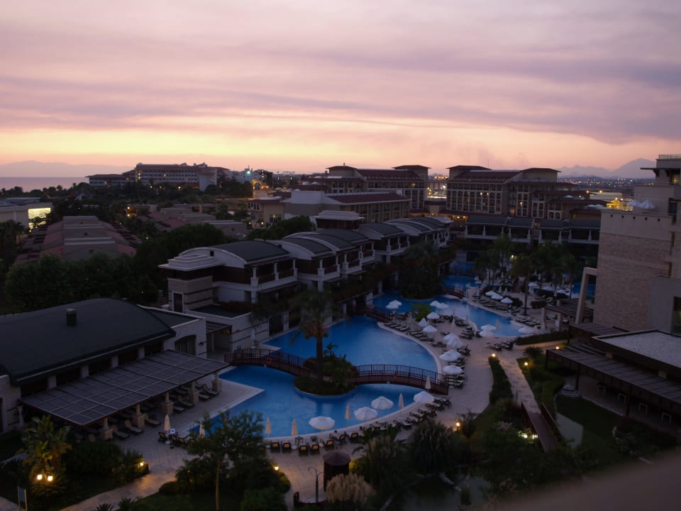 Abendstimmung von unserem Balkon aus eingefangen Sunis Kumköy Beach Resort Hotel & Spa