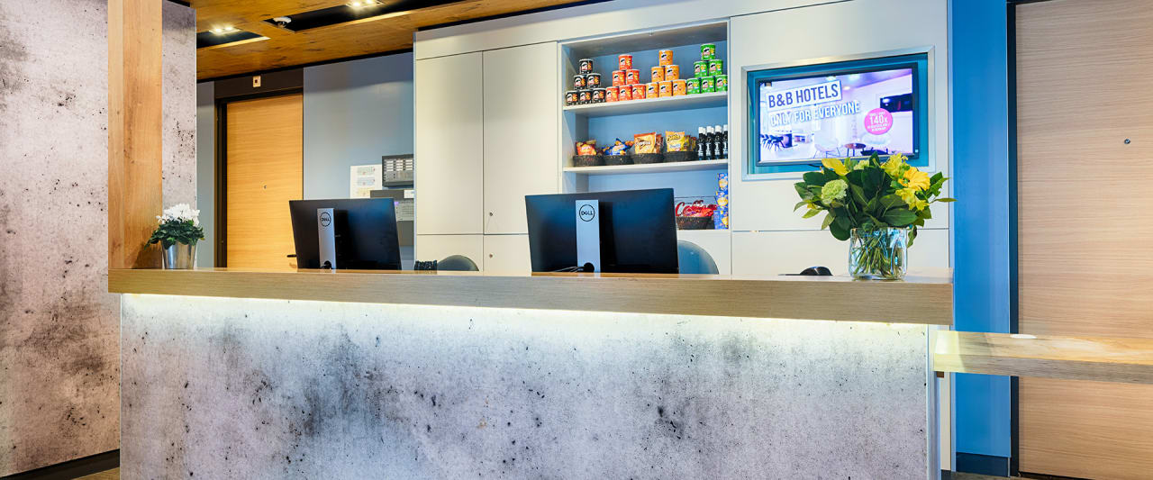 Lobby B&B Hotel Amsterdam-Zaandam