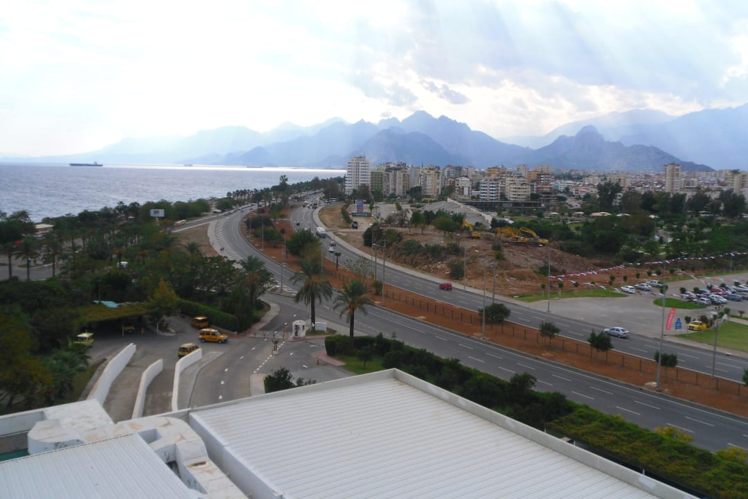 Baustelle und Straße, Sicht aus dem 8. Stock Hotel SU & Aqualand
