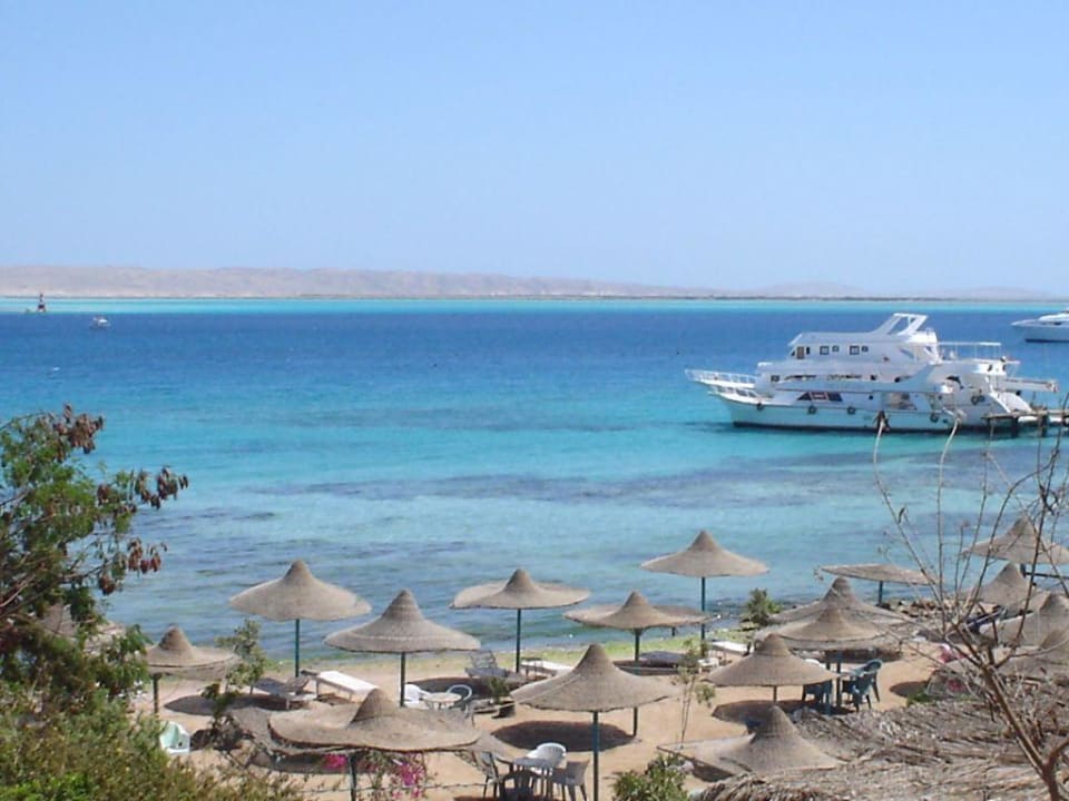 Vom Balkon unseres Zimmers Bella Vista Resort Hurghada