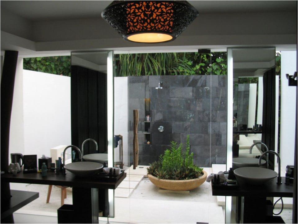 Badezimmer Beachvilla Park Hyatt Maldives Hadahaa