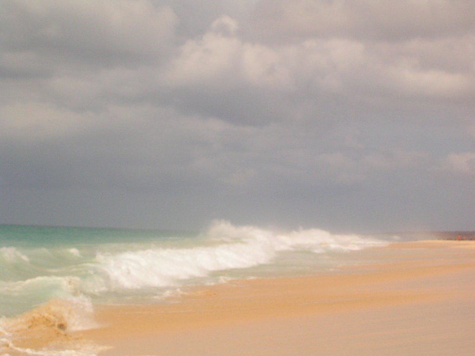 Halt Strand und Sand , wie am Meer so ist Hotel Riu Touareg
