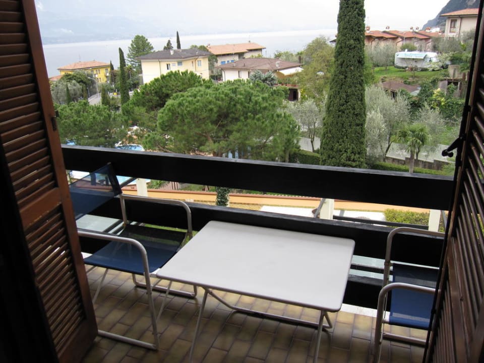 Blick vom Balkon Zimmer 342 Hotel Caravel