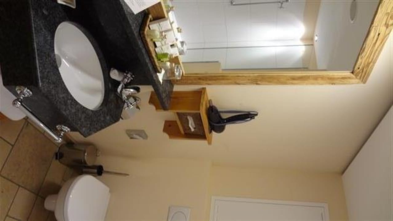 Badezimmer im Einzelzimmer Großarler Hof