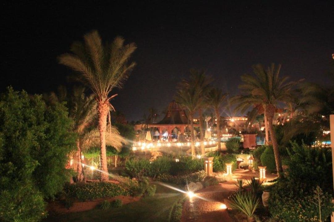 Ogrod wieczorem Parrotel Beach Resort