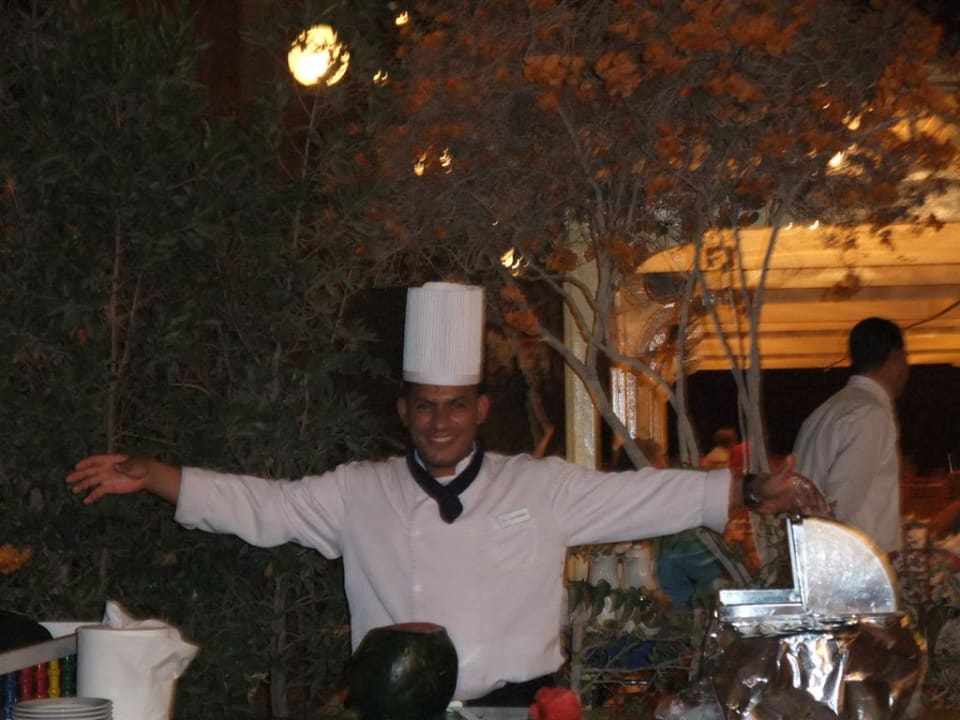 Koch beim Abendbüffet Arabia Azur Resort