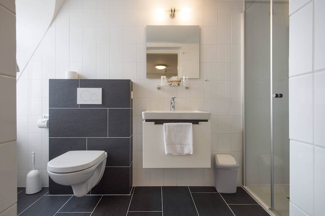 Dusche, Toilette Hotel in den Hoof