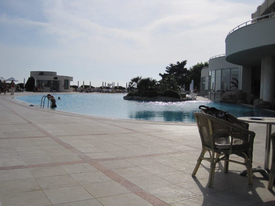 Blick vom Poolrestaurant Melas Resort Hotel