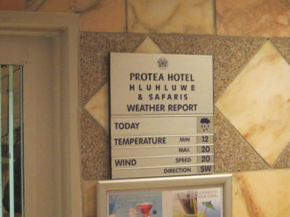 Rezeption Hotel Protea Umhlanga Ridge