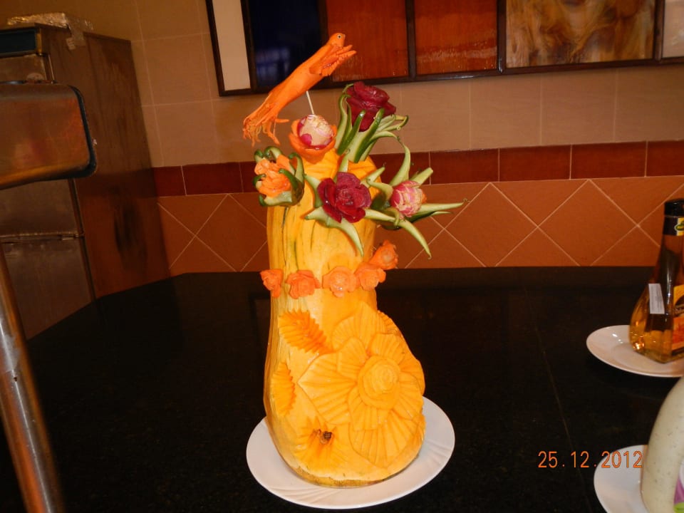 Dekoration auf dem Büffet Starfish Cuatro Palmas