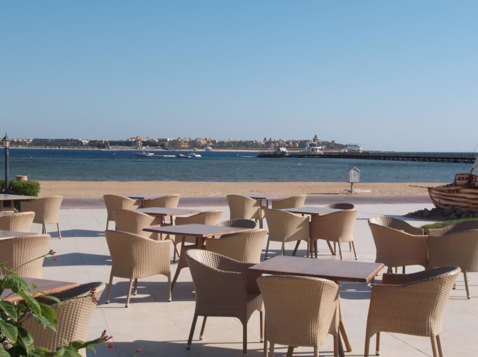 Frühstück und abendessen im Fischrestaurant Cleopatra Luxury Resort Makadi Bay