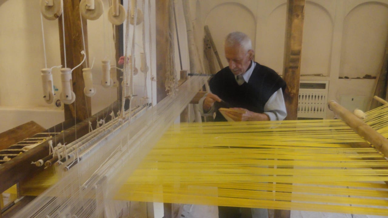 Brocade Weaving Workshop in Manouchehri House Manouchehri House