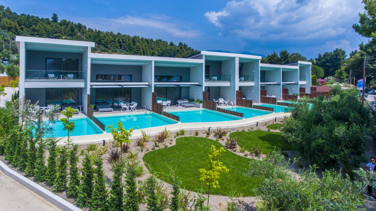 Außenansicht Hotel Lagomandra Beach