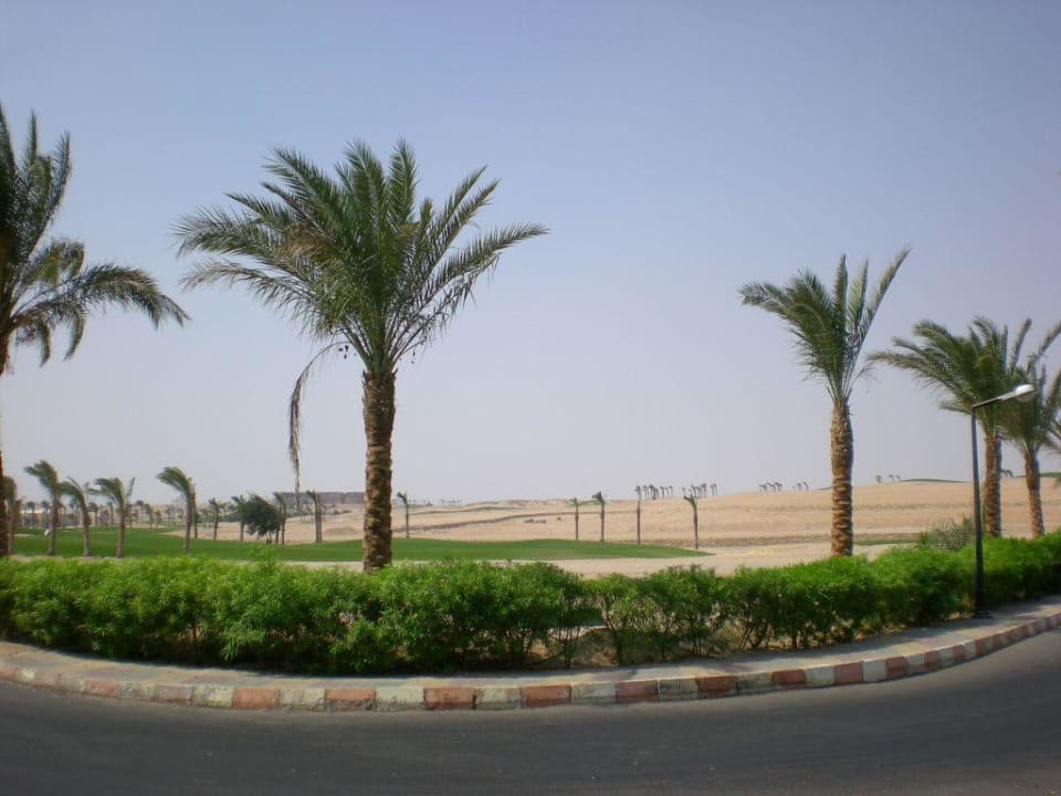 Ende vom Gelände Jaz Makadi Oasis Resort