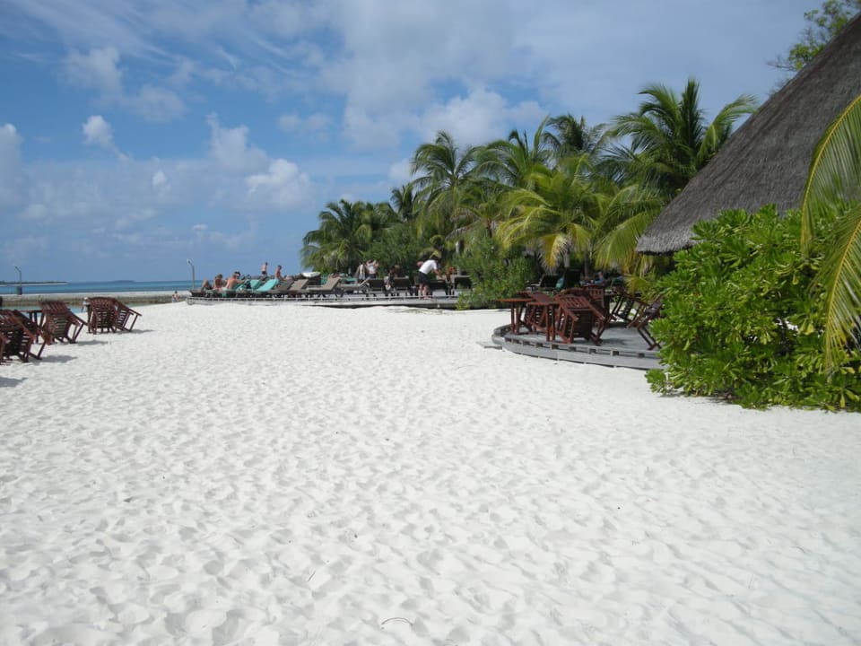 Terrasse Poolbereich Kuredu Island Kuredu Island Resort & Spa