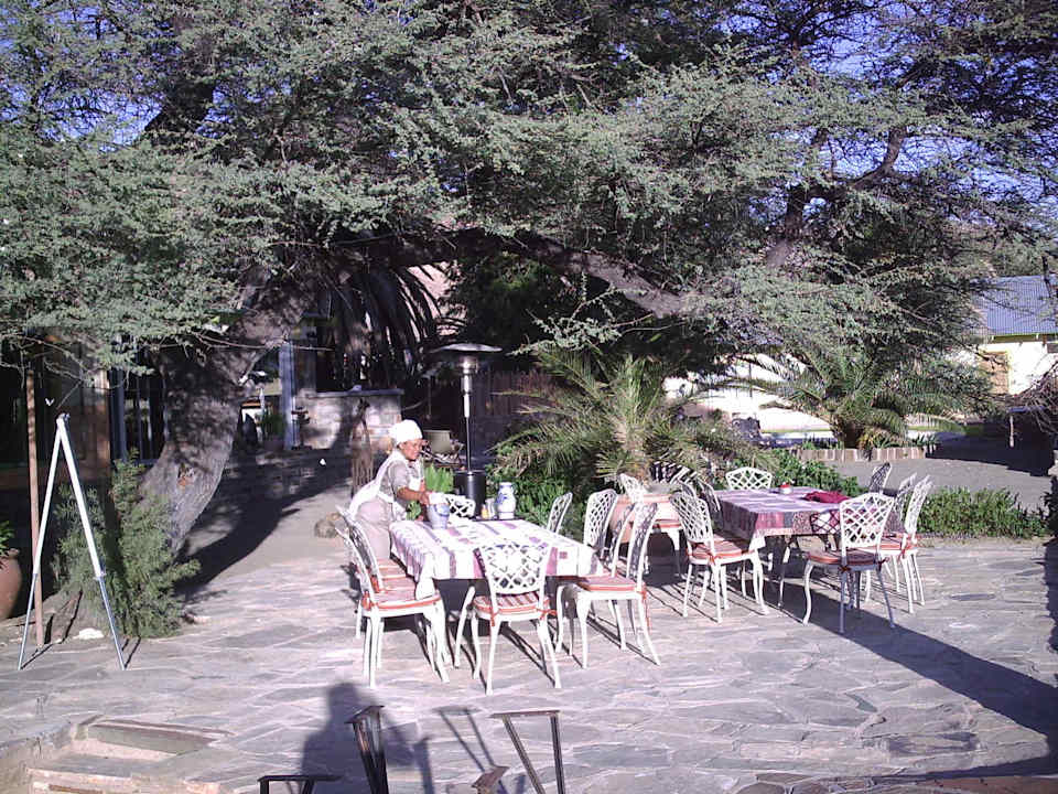 Speiseterrasse Gästefarm Büllsport