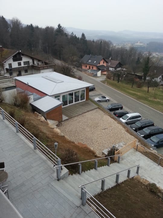 Ausblick Zimmer 17 von Balkon Thula Wellnesshotel Bayerischer Wald