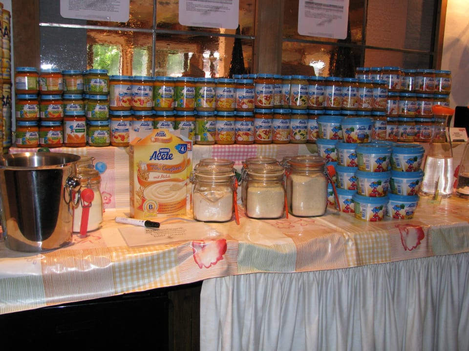 Babykostbuffet  Babyhotel Babymio