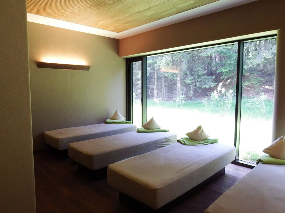 Ruheraum mit Wasserbetten Naturresort & Spa Schindelbruch