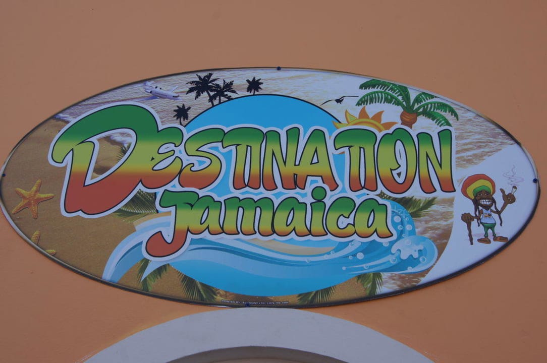 Schild im Shoppingbereich Bahia Principe Grand Jamaica