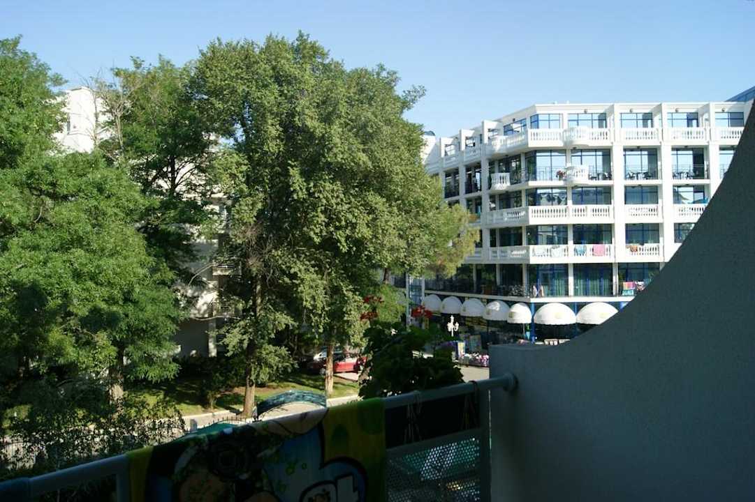 Blick vom Balkon DAS Club Hotel Sunny Beach