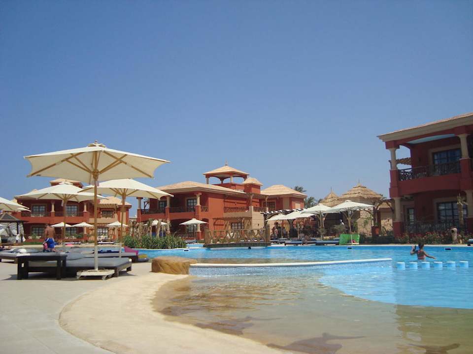 Unser Ausblick aus dem Zimmer Pickalbatros Alf Leila Wa Leila Resort - Neverland Hurghada