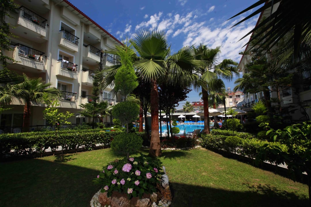 Garden from balcony Sun City Apartments