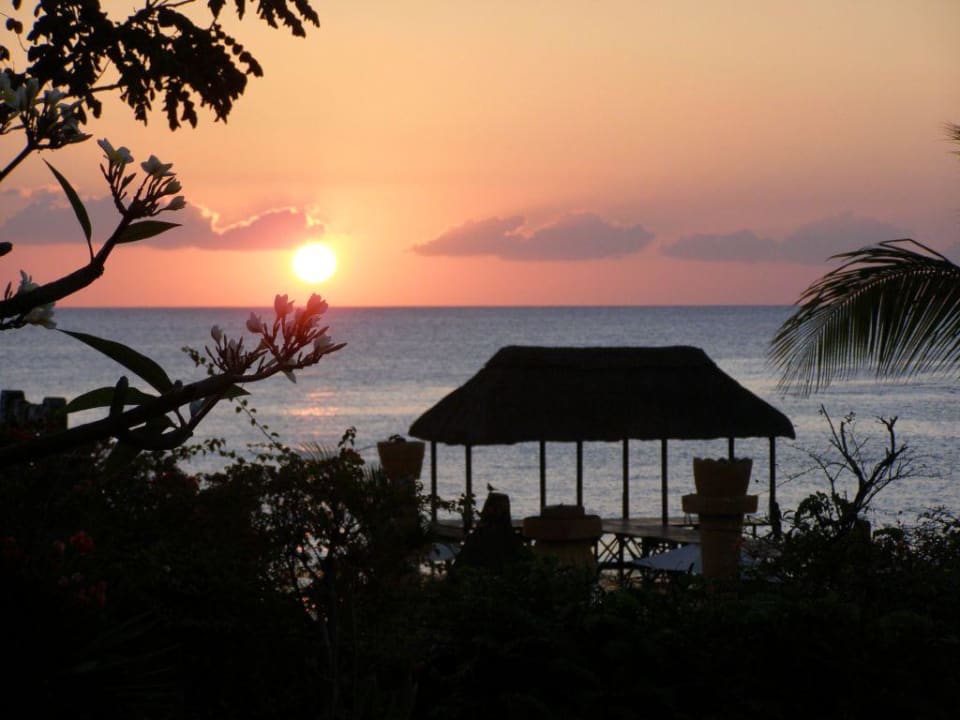Sonnenuntergang Hotel The Oberoi Mauritius