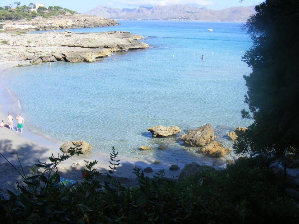 Ausblick auf die Bucht - glasklares Wasser - Prinsotel Mal Pas (Adults only)