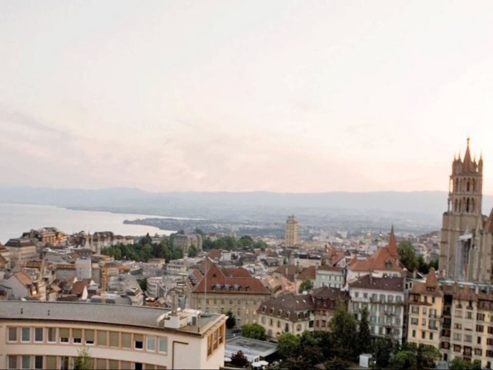 Ausblick VISIONAPARTMENTS Lausanne Rue Caroline