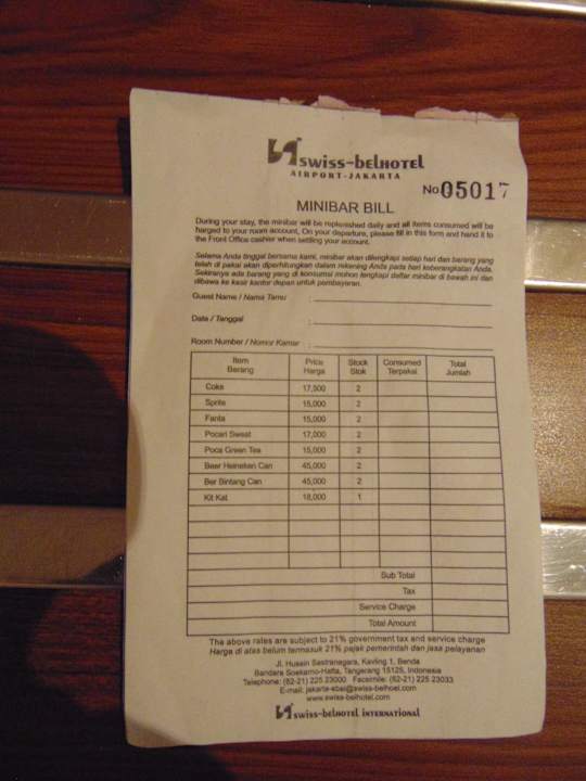 Zimmer Swiss-Belhotel Airport Jakarta