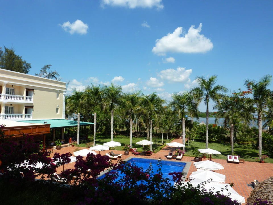 Blick aus dem Zimmer Victoria Can Tho Resort