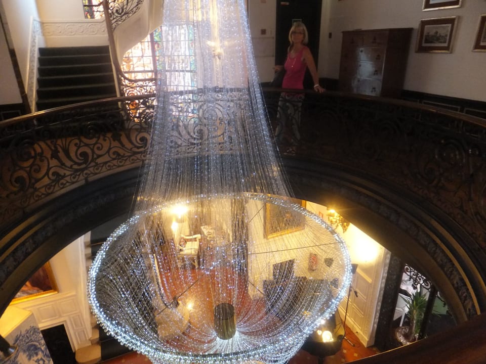 Blick in die Lobby aus dem 1.Stock Hotel Infante de Sagres