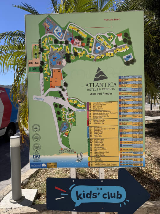 Außenansicht Atlantica Mikri Poli Rhodes