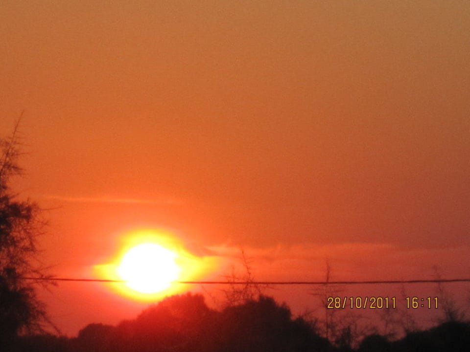 Sonnenuntergang vom Balkon TUI KIDS CLUB Alex Beach