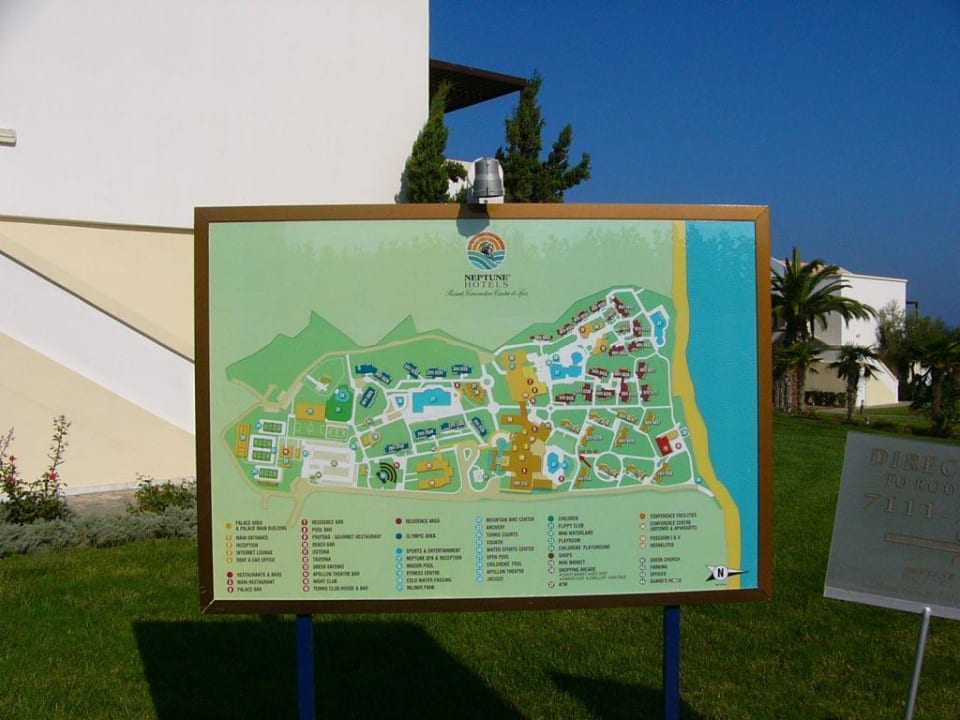 Wegetafel... Neptune Luxury Resort