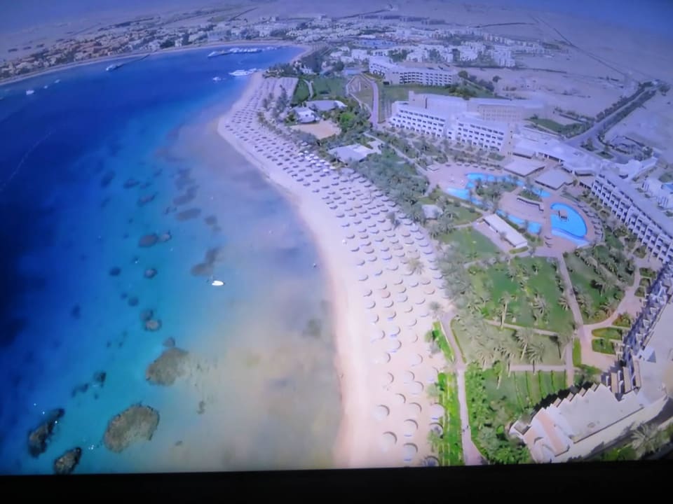 Geiler Blick von oben aufs Hotel Fort Arabesque Resort, Spa & Villas