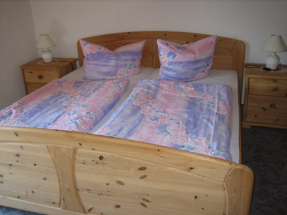 1. Schlafzimmer Ferienhaus Lauckner