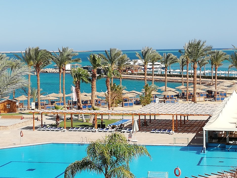 Ausblick Continental Hotel Hurghada