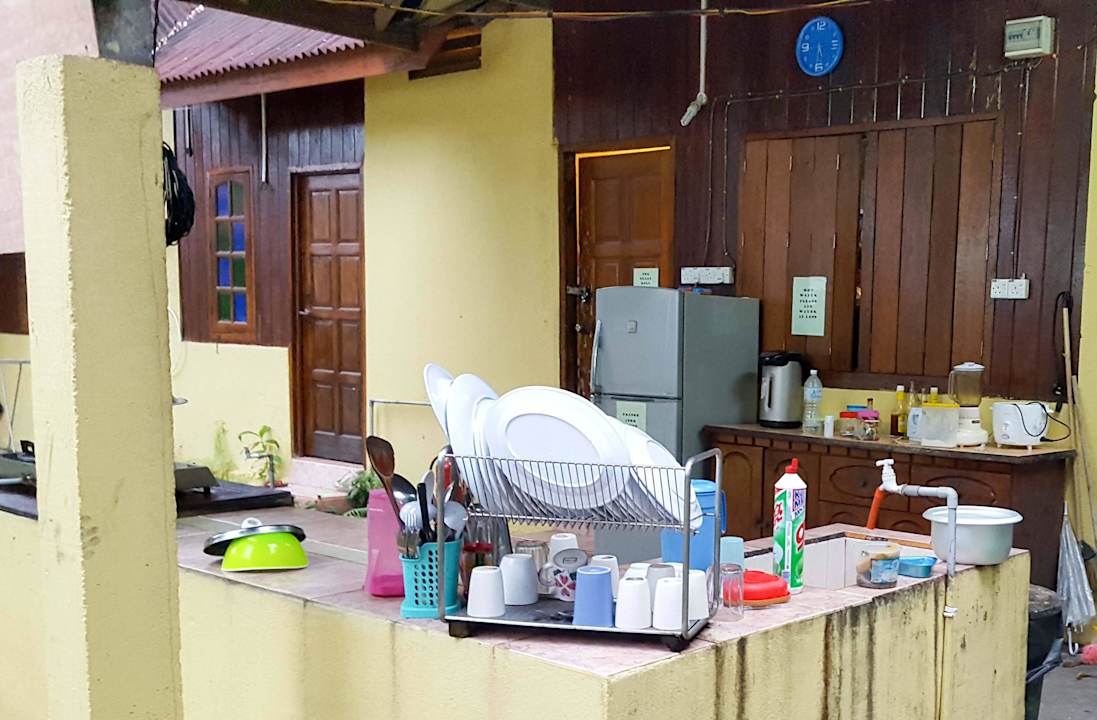 Outdoorküche im Hotel The Reef Chalets Perhentian