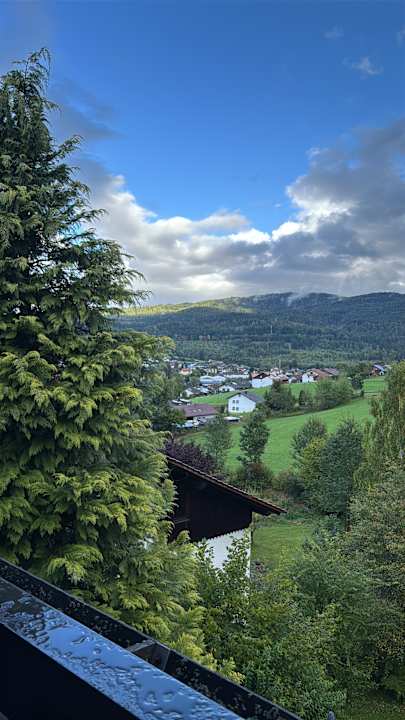 Ausblick Gästehaus Falkenau